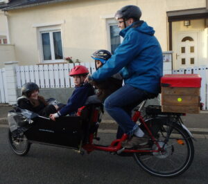 Le portait de Nicolas, un papa avec un grand biporteur !