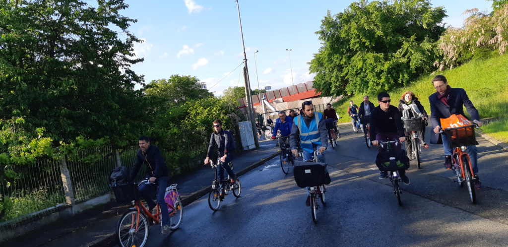 Des visites étaient proposées : à vélo puis à pieds à la découverte de la cité Plantagenêt, à vélo sur le Boulevard nature.