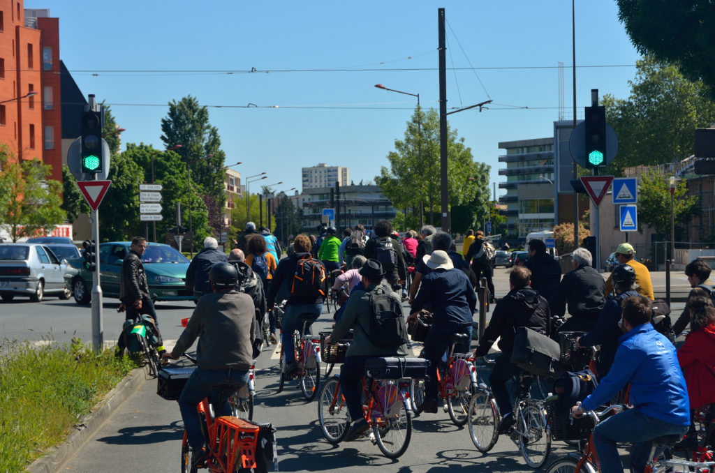 Le week-end s'est conclu avec un trajet qui a rassemblé 120 cyclistes et un pique-nique à l'Arche de la nature